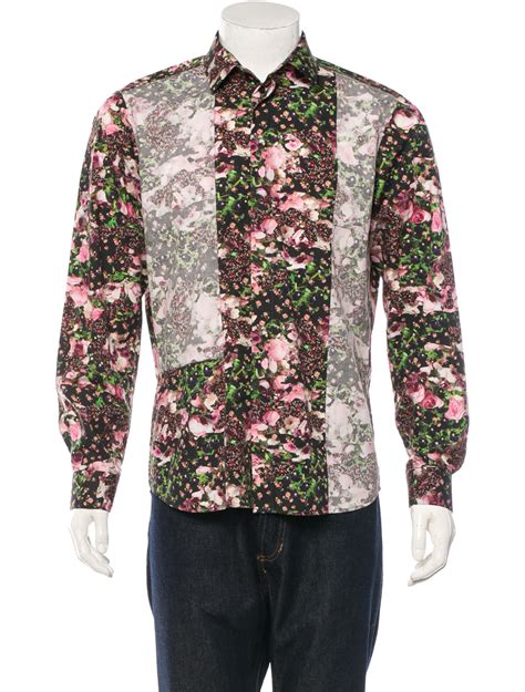 givenchy floral button up